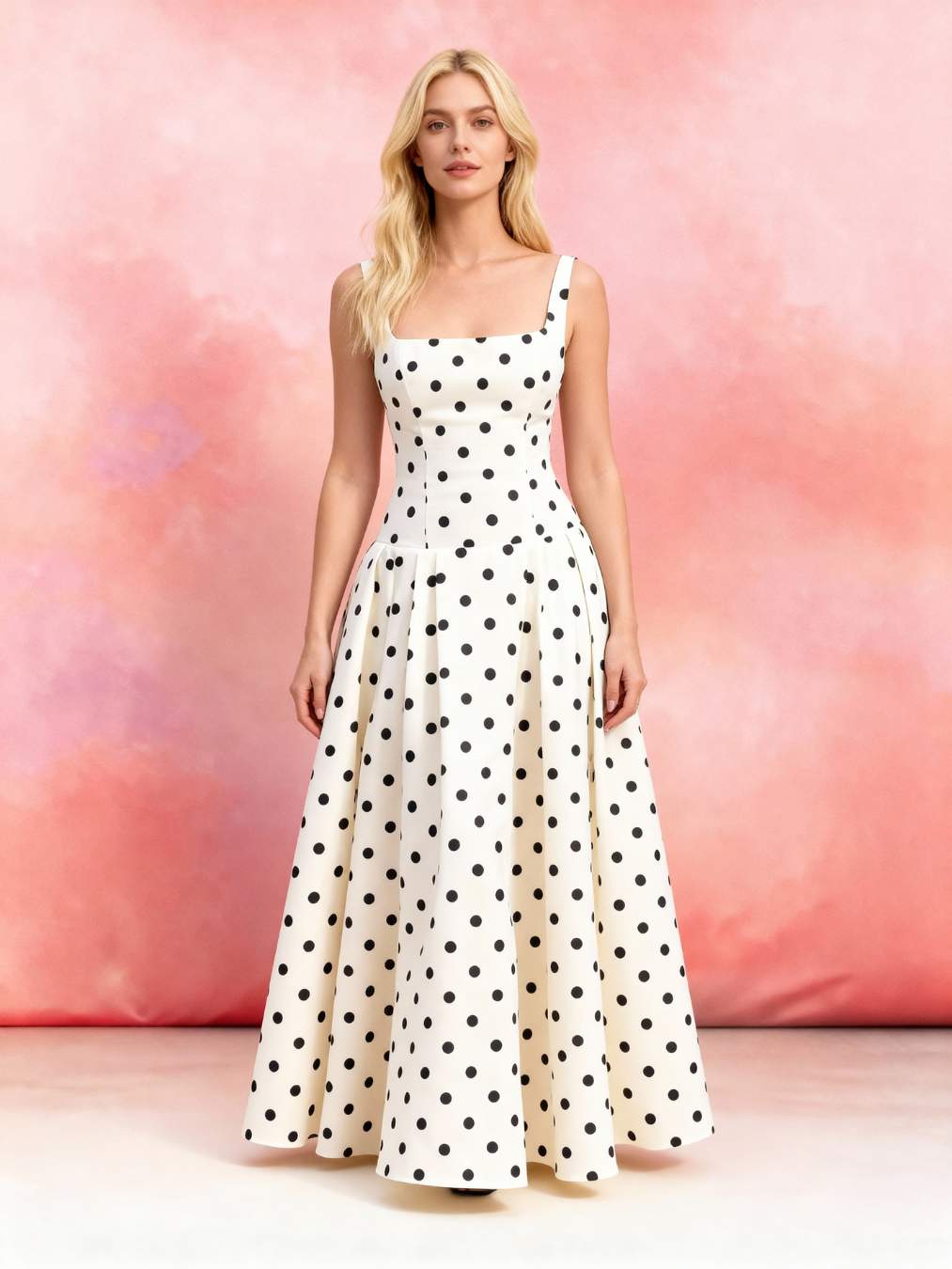Monroe 1950s Polka Dot Dress