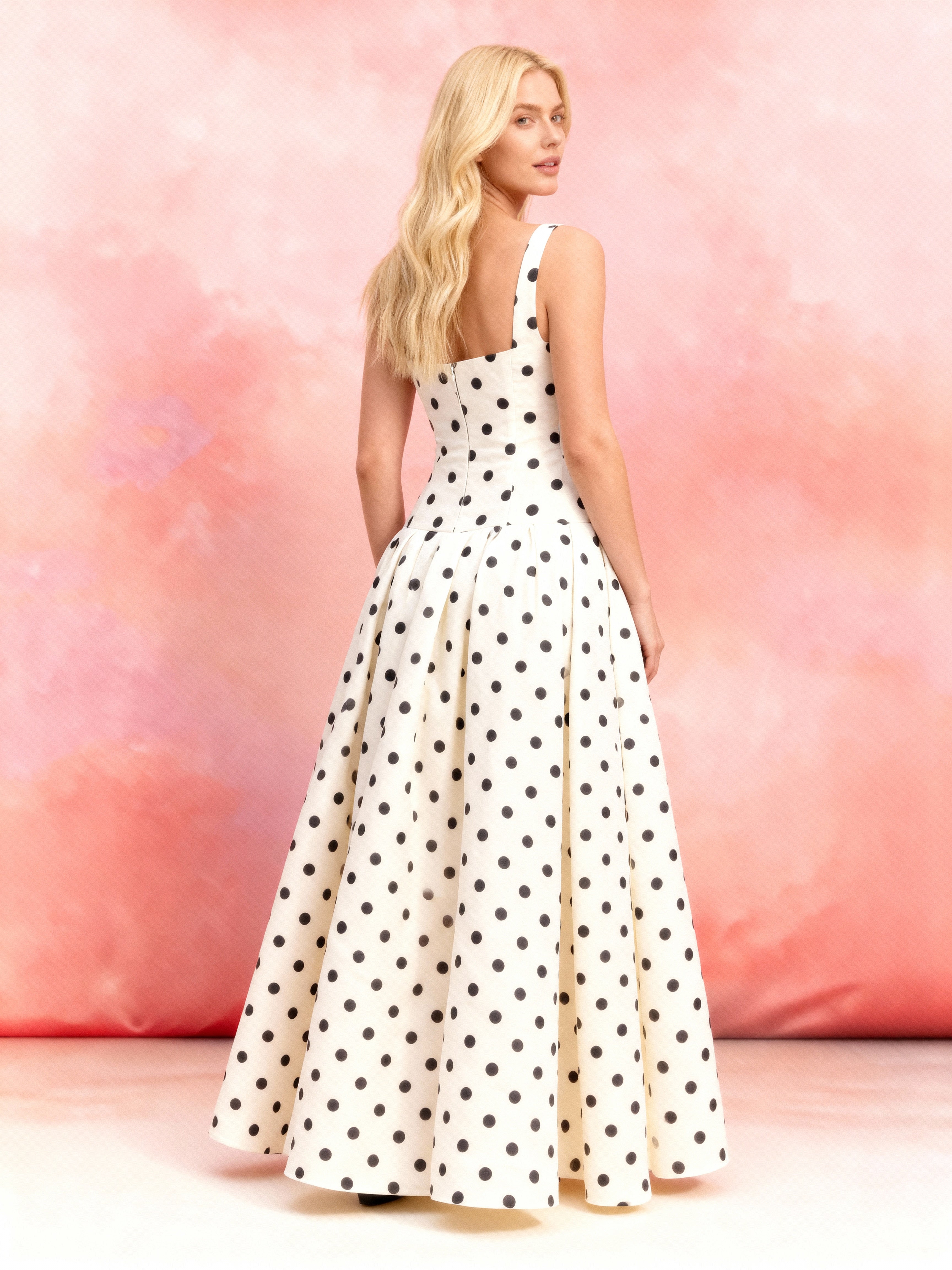 Monroe 1950s Polka Dot Dress